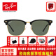 RayBan雷朋太陽(yáng)鏡墨鏡方形半框高清男女開(kāi)車(chē)偏光太陽(yáng)鏡0RB3016F 901/58黑框綠色偏光片尺寸55