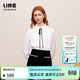 LIME【祝緒丹同款】朗姿/萊茵羊絨羊毛長(cháng)大衣簡(jiǎn)約優(yōu)雅毛呢外套25新款 白色襯衫 M