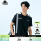 卡帕（Kappa）背靠背短袖t恤男運動(dòng)上衣K0G32TD35D 黑色-990   L   