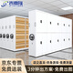 吉嘉隆密集架鋼制移動(dòng)密集柜檔案柜手搖式文件柜資料柜一列三組每立方