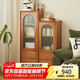 香木語(yǔ)實(shí)木餐邊柜電視邊柜儲物柜廚房收納柜現代簡(jiǎn)約客廳茶水柜