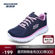 斯凱奇男女鞋跑步鞋旅游鞋透氣運動(dòng)媽媽舒適健步鞋12615