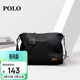 POLO單肩包男士橫款斜挎包大容量iPad包運動(dòng)挎包休閑郵差包輕便手機包