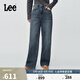 Lee商場(chǎng)同款25秋冬新428舒適高腰直腳中藍女牛仔褲 中藍色  26 