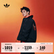 adidas何與同款雙面穿時(shí)尚寬松運動(dòng)保暖棉服男阿迪達斯官方三葉草 黑色/淺猩紅   XL