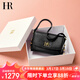 HR赫蓮娜包包女包復古小方包女植鞣頭層牛皮單肩包斜挎包女生日禮物