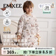 嫚熙（EMXEE）嬰兒睡袋兒童寶寶睡袋秋冬季恒溫分腿防驚跳睡袋睡衣四季通用 【羊毛+桑蠶絲】適暖 秋奢童話(huà) 建議18-24℃ 120cm（建議年齡4-5歲  身高108-120cm）