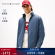 Tommy Hilfiger【防潑水】秋冬男裝戶(hù)外潮流露營(yíng)運動(dòng)休閑連帽棉服夾克外套 藍色DBZ L （推薦：150-165斤）