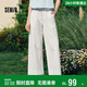 森馬（Semir）休閑褲女寬松闊腿褲顯腿長(cháng)時(shí)尚百搭2025夏季花邊褲子107425127060