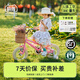 Montresor萌獸兒童自行車(chē)女孩男孩中大童3-6歲6-10-12歲學(xué)生腳踏車(chē)單車(chē)童車(chē) 草莓奶昔 12寸 適合身高90-115cm）