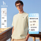 哈吉斯（HAZZYS）男裝 25夏PHIZ純色簡(jiǎn)約短袖T恤ASTZE0CBI31 奶油色CR L（175/96A4
