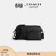 蔻馳（COACH）奧萊男士男包經(jīng)典標志AXEL斜挎包單肩包通勤百搭 QB/炭黑色/黑色