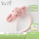 戴維貝拉（DAVE＆BELLA）兔年生肖女童發(fā)飾甜美可愛(ài)女寶寶發(fā)箍女孩發(fā)卡兒童公主風(fēng)發(fā)夾頭飾 粉色 37CM