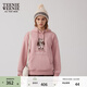 Teenie Weenie小熊女裝連帽衛衣冬季時(shí)尚簡(jiǎn)約休閑美式粉色上衣外套 粉色 M (165)