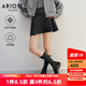 艾諾絲雅詩(shī)【商場(chǎng)同款】2026春季新款通勤百搭小褶裙A字短裙半身裙50123503 深灰色 M