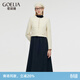歌莉婭（GOELIA）一整套時(shí)尚穿搭高級感歐若風(fēng)小香風(fēng)套裝1CCCAB050 05W米白 S