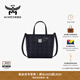 MCM官旗TONI迷你菜籃子手提包托特包通勤包斜挎送女友 黑色 迷你