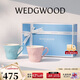 Wedgwood歡愉假日藍粉馬克對杯陶瓷馬克杯情侶對杯高顏值茶水杯咖啡杯