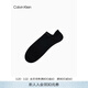 Calvin KleinJeans男兩雙簡(jiǎn)約ck字母提花舒適休閑運動(dòng)短筒襪子 001-太空黑 2雙 均碼 OS