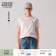 Teenie Weenie小熊白色t恤夏季基礎圓領(lǐng)棉短袖上衣女裝 象牙白 M 165