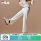 FILA 斐樂(lè )官方女士針織長(cháng)褲2026春季時(shí)尚簡(jiǎn)約基礎休閑YODAR褲微喇褲