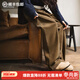 馬登卡其色燈芯絨休閑復古氣球褲顯瘦直筒闊腿燈籠長(cháng)褲子女士春 卡其色 （寬松版型 可拍小一碼） M