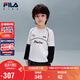 FILA斐樂(lè )兒童童裝長(cháng)T類(lèi)2026年春季男小童長(cháng)袖T恤