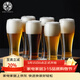 蘇氏陶瓷啤酒杯加厚扎啤杯看球賽喝啤酒用大力神同款啤酒杯6支450ml