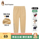 暇步士（Hush Puppies）童裝兒童褲子男女大童新款簡(jiǎn)約舒適百搭休閑長(cháng)褲 暖卡其B款 170