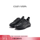 COZY STEPS可至男女款COZYPACER系列秋季休閑鞋厚底舒適牛皮運動(dòng)鞋情侶鞋 曜石黑7160（女） 35