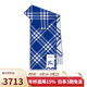 博柏利（BURBERRY）圍巾巴寶莉圍巾 格紋設計 羊絨 絨線(xiàn)圍巾 男女同款情侶款 藍色80997101 168*30CM