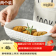餐將軍陶瓷烤盤(pán)芝士焗飯盤(pán)雙耳烤碗盤(pán)子烤箱微波爐專(zhuān)用 兩個(gè)裝 