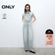 ONLY 2025夏季萊賽爾復古水洗長(cháng)褲連體褲牛仔褲女|125364001