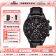 天梭（TISSOT）【咨詢(xún)有禮】速馳系列三眼六針計時(shí)石英男表運動(dòng)瑞士手表送男友 黑盤(pán)黑色皮帶T116.617.36.052.00
