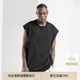 BODYDREAM純棉重磅背心男夏季運動(dòng)健身t恤大碼無(wú)袖上衣休閑坎肩潮 黑色 L