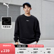 彪馬（PUMA）加絨寬松運動(dòng)衛衣男女情侶款新款秋冬休閑上衣534365 黑色-01 S (170/92A) 【尺碼偏大】