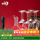 青蘋(píng)果無(wú)鉛水晶玻璃紅酒杯11件套裝 勃艮第高腳杯醒酒器開(kāi)瓶器杯架