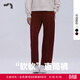 愛(ài)慕 粒子加速休閑直筒長(cháng)褲M(mǎn)OBM0019 梅洛紅7VG L