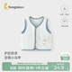 童泰（TONGTAI）嬰兒馬甲春秋純棉男女寶寶衣服背心坎肩馬夾上衣提花網(wǎng)眼藍色73cm