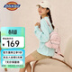 Dickies雙肩包女生時(shí)尚滿(mǎn)印小巧新款背包輕便百搭可愛(ài)迷你書(shū)包旅行包 粉