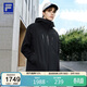 FILA斐樂(lè )官方男士呼吸殼沖鋒衣兩件套戶(hù)外運動(dòng)外套 深黑-BK L