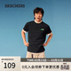 斯凱奇（Skechers）夏季男女同款時(shí)尚T恤衫透氣寬松圓領(lǐng)休閑短袖L226U044