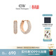 丹尼爾惠靈頓（DanielWellington）dw耳環(huán)女星耀密鑲鋯石玫瑰金耳飾耳墜送女友生日禮物DW627