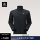 KAILAS凱樂(lè )石M8軟殼衣男戶(hù)外登山耐磨彈力透氣輕量防風(fēng)立領(lǐng)夾克外套春秋 玄青黑KG2619111 L