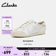 Clarks其樂(lè )Craft Deer女鞋新款柔軟復古跑鞋百搭休閑運動(dòng)德訓鞋小白鞋 銀色 261852224 37