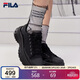 FILA 斐樂(lè )官方帆布鞋女鞋LAVA胖胖底厚增高鞋板鞋休閑小白鞋