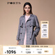 PORTS 寶姿秋冬新品女裝毛呢外套SM9T002NFF121 灰色混色 M (6)