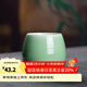 龍泉青瓷功夫茶具陶瓷茶杯家用泡茶杯辦公室主人杯單杯無(wú)柄杯中式冰裂水杯 弟窯梅子青