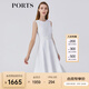 PORTS寶姿春夏新品女裝正常小領(lǐng)型無(wú)袖中長(cháng)連衣裙LM8D108MWC064 奶白色 S (4)