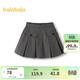 巴拉巴拉女童半身裙2025春短裙兒童格紋百褶裙【商場(chǎng)同款】202125112004